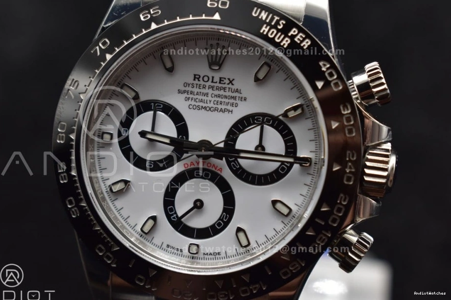 BTF 904L Case 116500 Lightweight 732 1:1 SA Daytona Edition SS Dial and Best White Bracelet 0825
